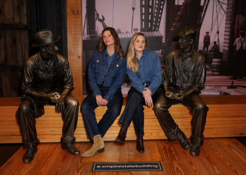 Alyson and AJ Michalka Empire State Building New York City 2