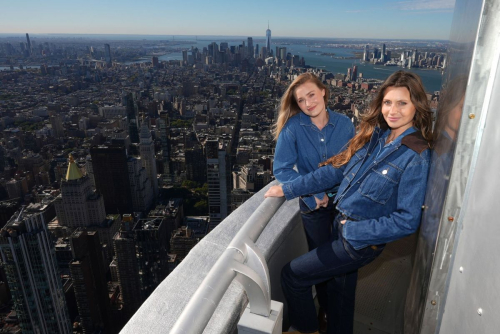 Alyson and AJ Michalka Empire State Building New York City 5