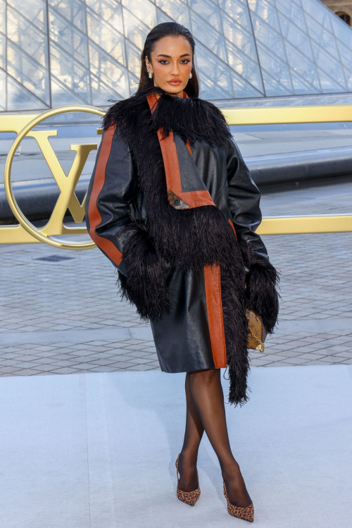 Amina Muaddi at Louis Vuitton Fashion Show Paris Fashion Week, September 2025 1