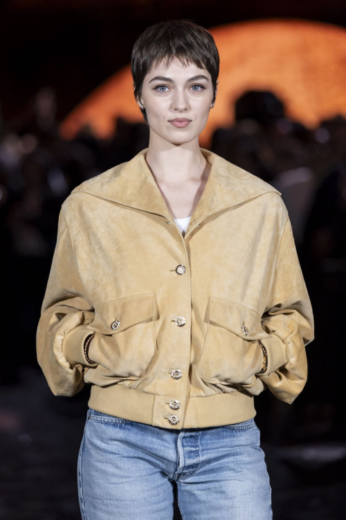 Anamaria Vartolomei at Chanel Show Paris Fashion Week, October 2025