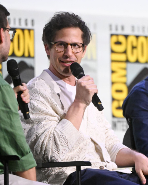 Andy Samberg at Comic Con Adult Animation Panel, July 2025 6