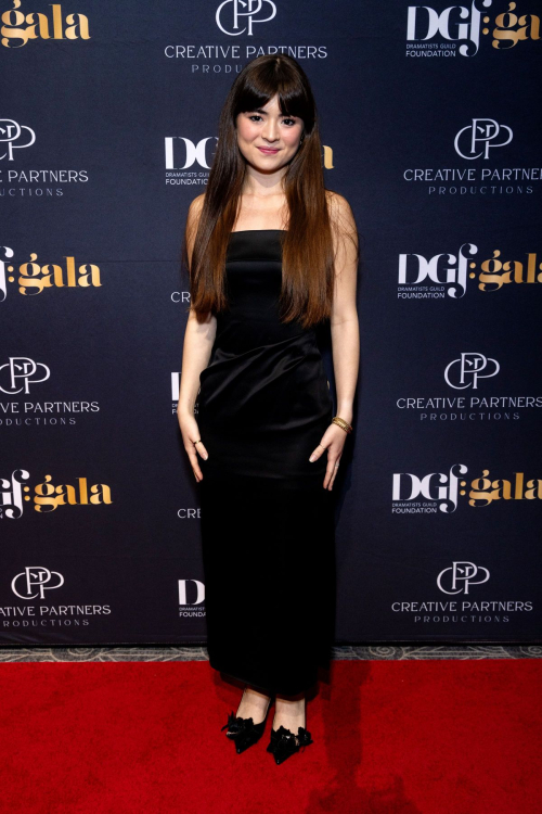 Anna Zavelson at Dramatists Guild Gala in New York, October 2025