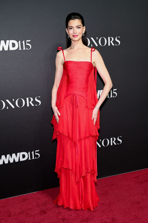 Anne Hathaway at WWD Honors in New York City, October 2025
