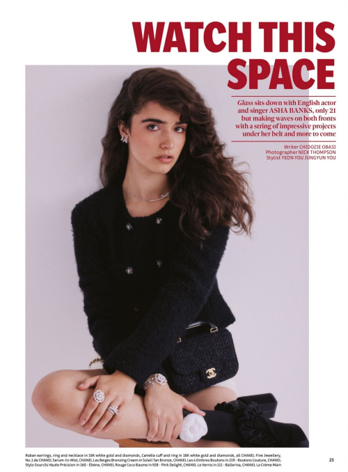 Asha Banks features for Glass Magazine Autumn 2025 6