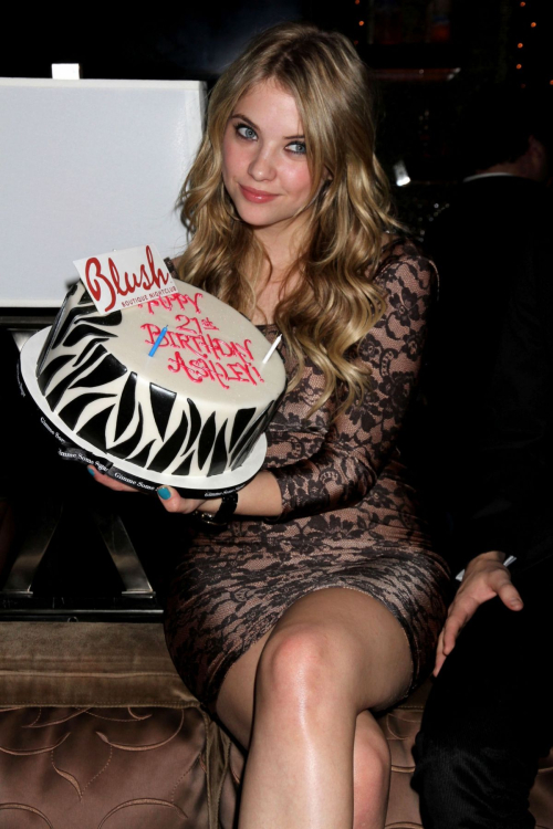 Ashley Benson celebrates 21st birthday at Blush Boutique Nightclub 1