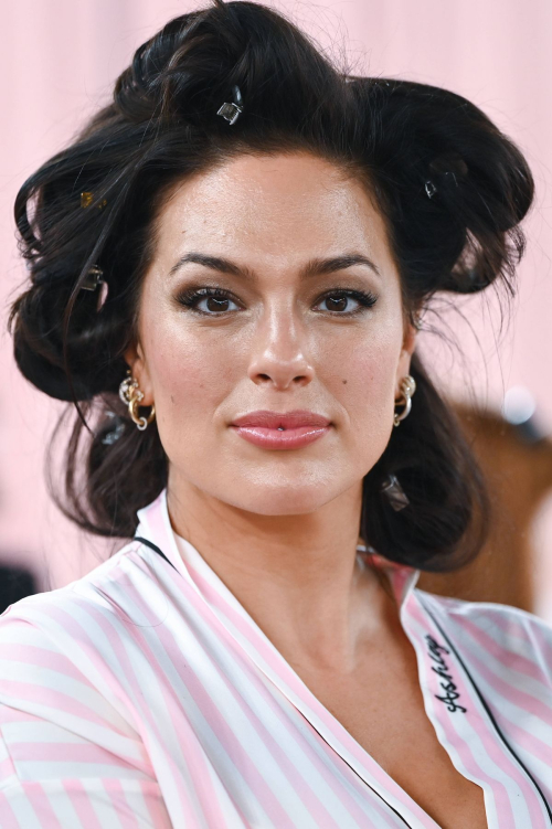 Ashley Graham backstage at Victoria