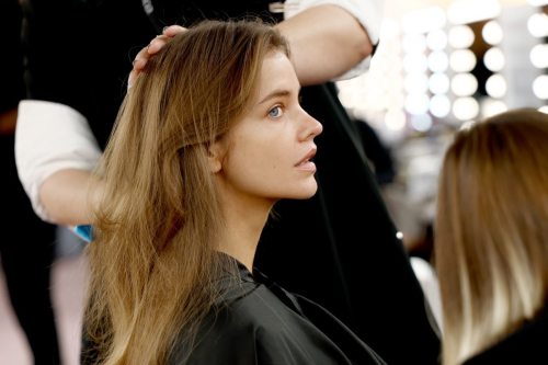 Barbara Palvin backstage Victoria