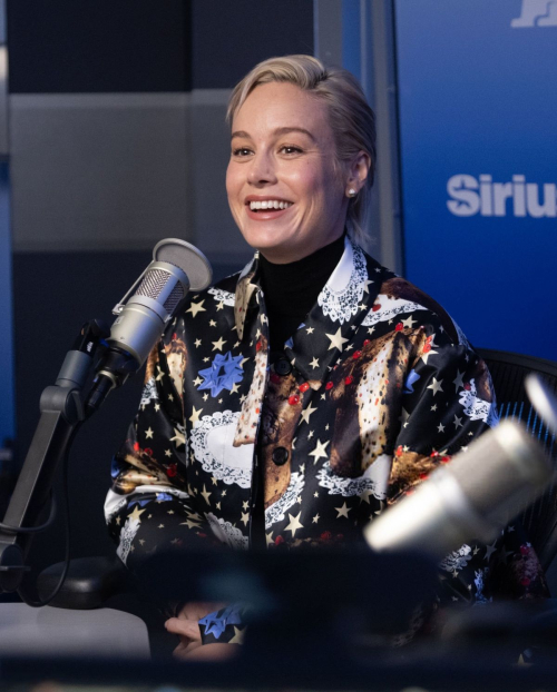 Brie Larson at SiriusXM Studios in New York, October 2025 1