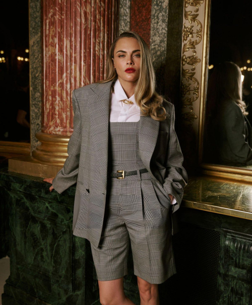 Cara Delevingne at Balmain SS2026 Show Paris Fashion Week, October 2025 4