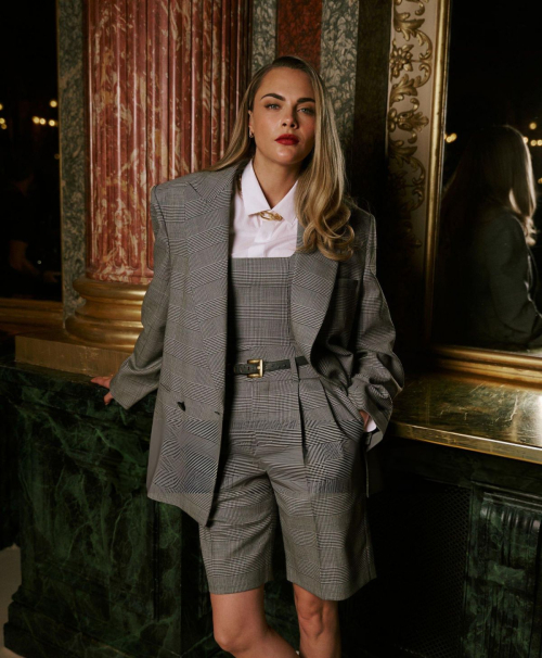 Cara Delevingne at Balmain SS2026 Show Paris Fashion Week, October 2025 6