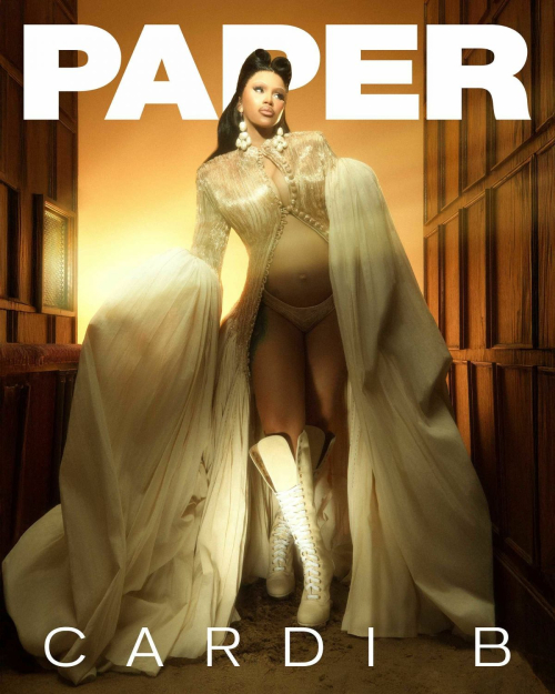 Cardi B features for Paper Magazine, October 2025
