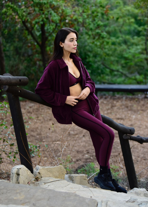 Caylee Cowan Alo Photoshoot in Los Angeles, October 2025