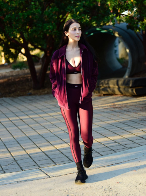 Caylee Cowan Alo Photoshoot in Los Angeles, October 2025 5