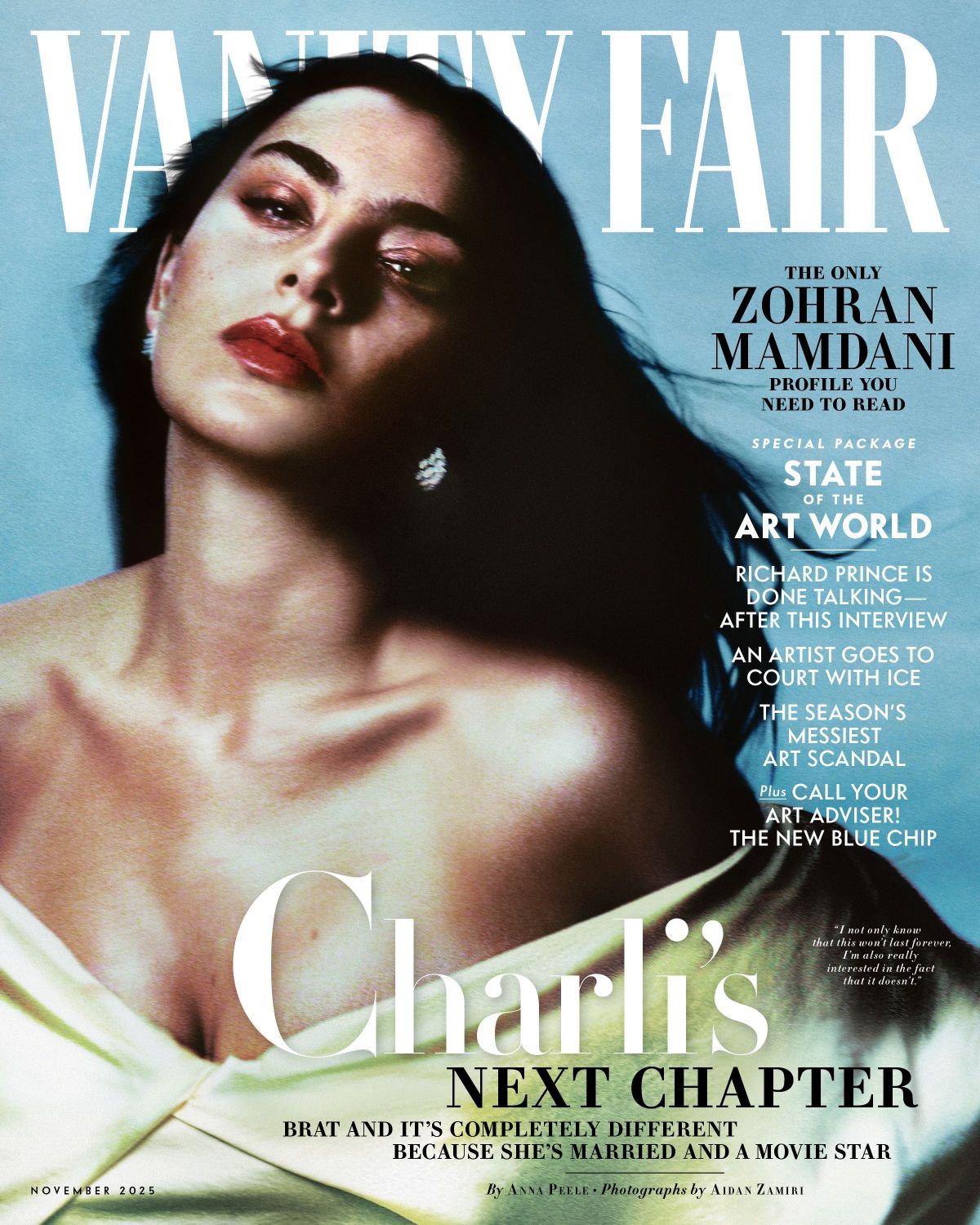 Charli XCX for Vanity Fair, November 2025