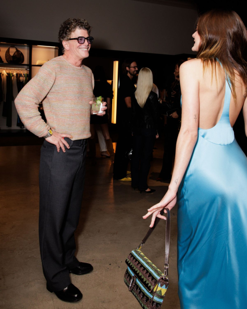 Charlotte Lawrence at Staud Flagship Cocktail Event in Los Angeles, October 2025 4