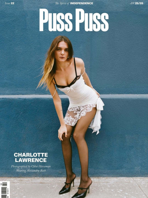 Charlotte Lawrence for Puss Puss Magazine, Winter 2025