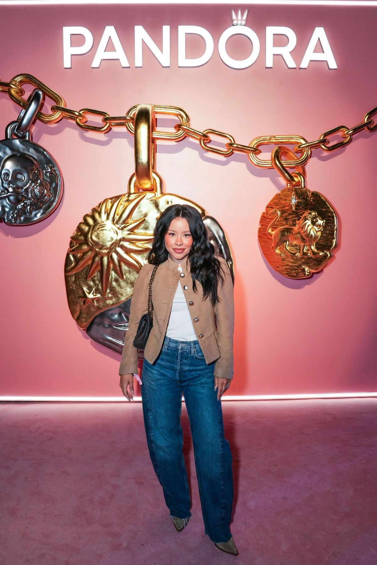 Cierra Ramirez at Pandora Talisman Pop-Up, October 2025