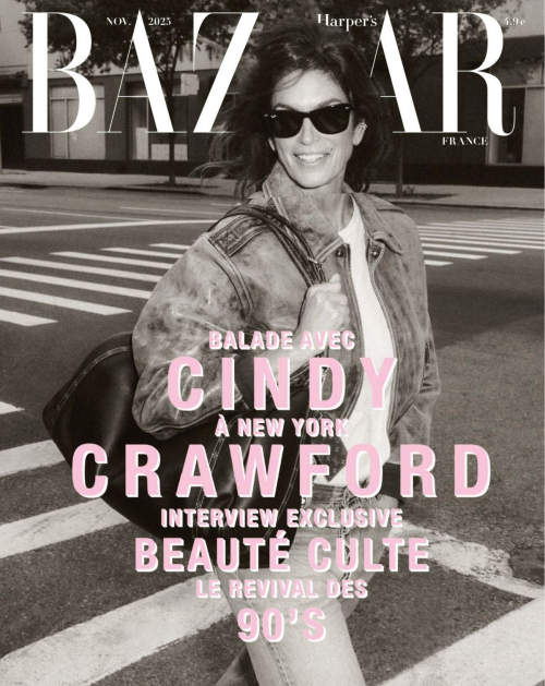 Cindy Crawford in Harper’s Bazaar France, November 2025