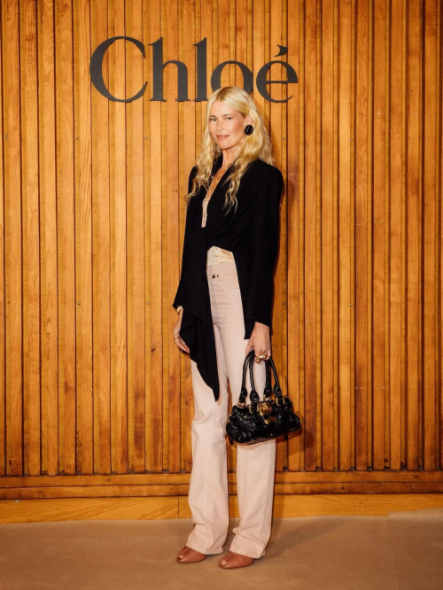 Claudia Schiffer at Chloe Show Paris Fashion Week 4