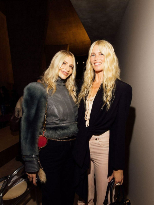 Claudia Schiffer at Chloe Show Paris Fashion Week 6