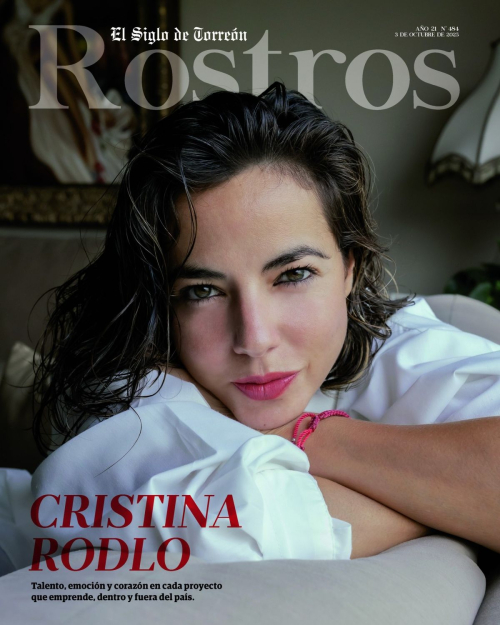 Cristina Rodlo for Rostros, October 2025