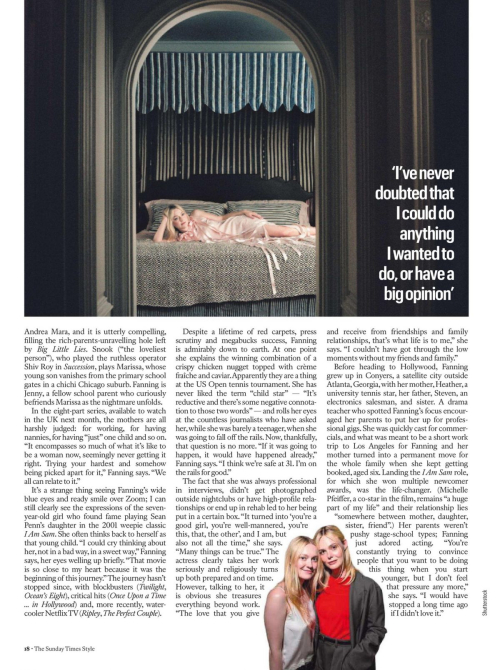 Dakota Fanning The Sunday Times Style, October 2025 5