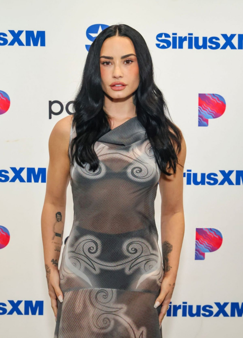Demi Lovato at SiriusXM Studios Los Angeles, October 2025