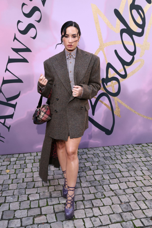 Demi Lovato at Vivienne Westwood Spring Summer 2026 Show Paris, October 2025