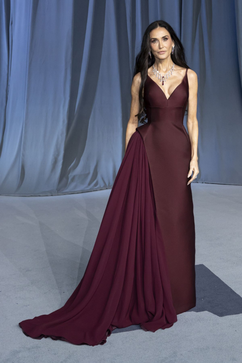 Demi Moore at Academy Museum Gala in Los Angeles, October 2025