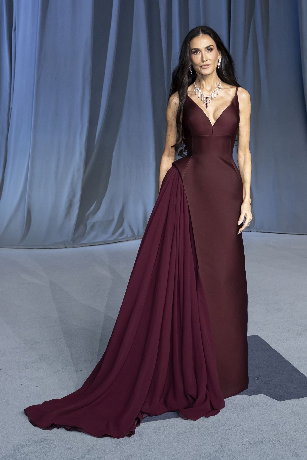 Demi Moore at Academy Museum Gala in Los Angeles, October 2025