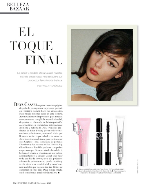 Deva Cassel in Harper’s Bazaar Spain, November 2025 9