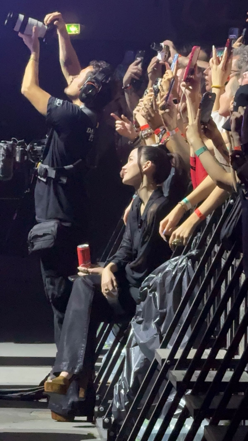 Dove Cameron at Damiano David World Tour in Rome, October 2025 5