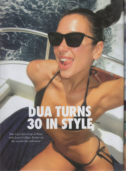 Dua Lipa in Hello! Magazine, September 2025