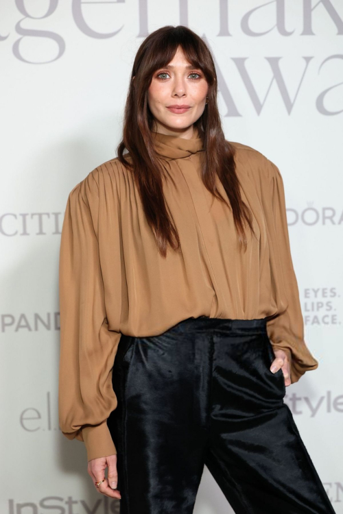 Elizabeth Olsen at InStyle Imagemaker Awards, October 2025