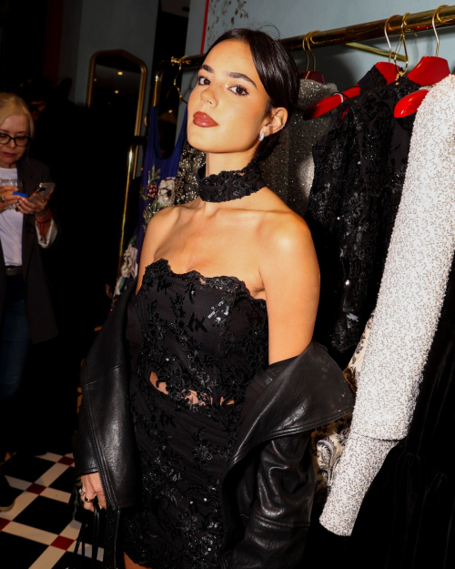 Ella Mendelsohn at Alice + Olivia Store Reopening NYC, October 2025