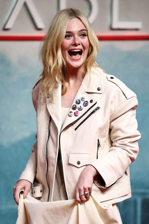 Elle Fanning at Predator Badlands UK Screening in London, October 2025 4