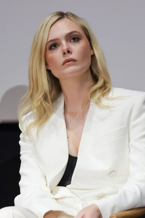 Elle Fanning at Sentimental Value Screening London Film Festival, October 2025 1