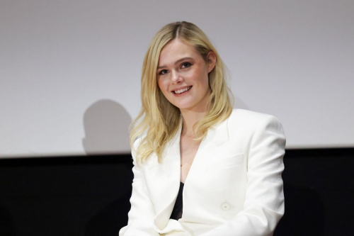 Elle Fanning at Sentimental Value Screening London Film Festival, October 2025 6
