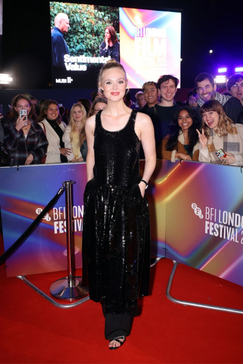 Elle Fanning at Sentimental Value Screening, October 2025 1