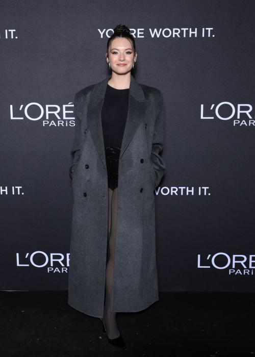 Elsa Bois at L’Oreal Paris Show Paris Fashion Week, September 2025