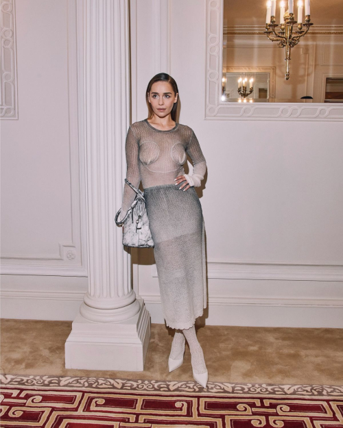 Emilia Clarke for Vogue UK Maison Margiela Fashion Show, October 2025 4