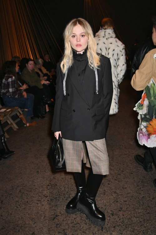 Emily Alyn Lind at McQueen Spring Summer 2026 Show Paris, October 2025