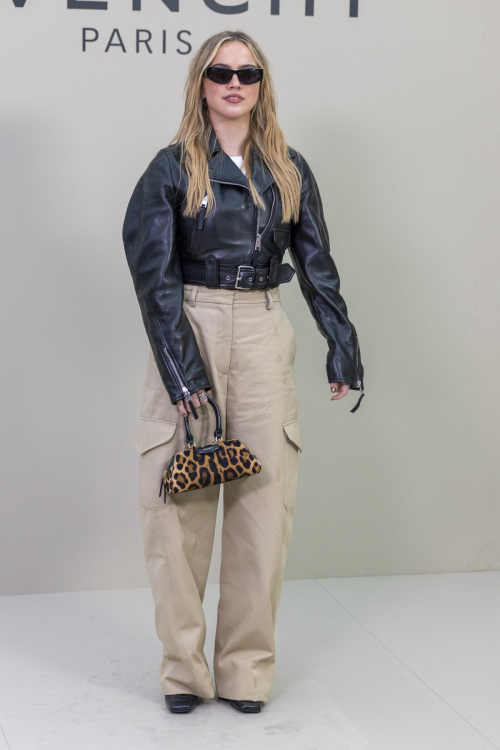 Emma Brooks at Givenchy Show Paris Fashion Week, October 2025