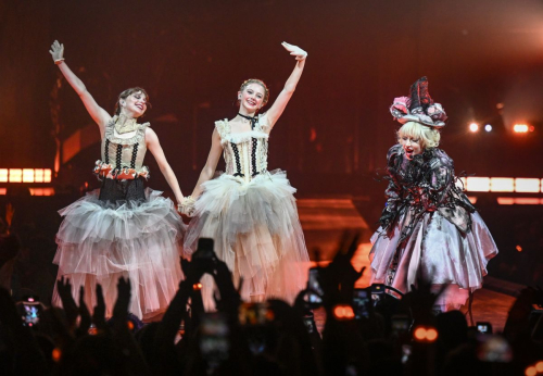 Emma Myers and Evie Templeton at Lady Gaga MAYHEM Ball London, September 2025