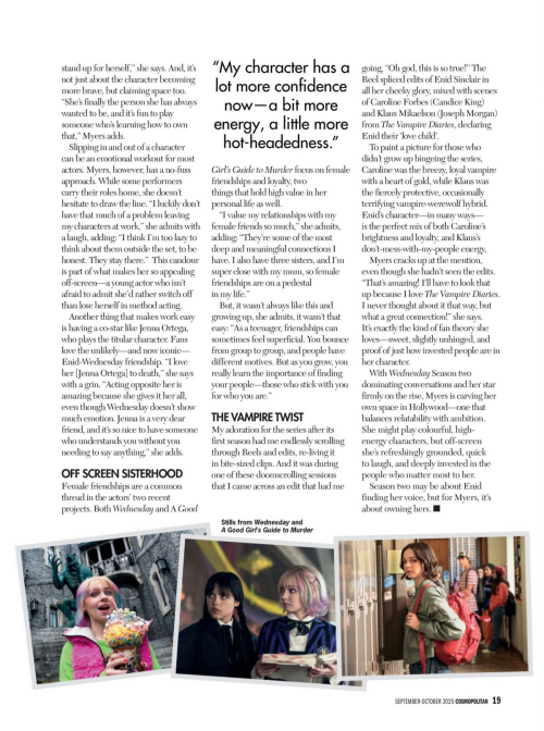 Emma Myers in Cosmopolitan India, October 2025 1