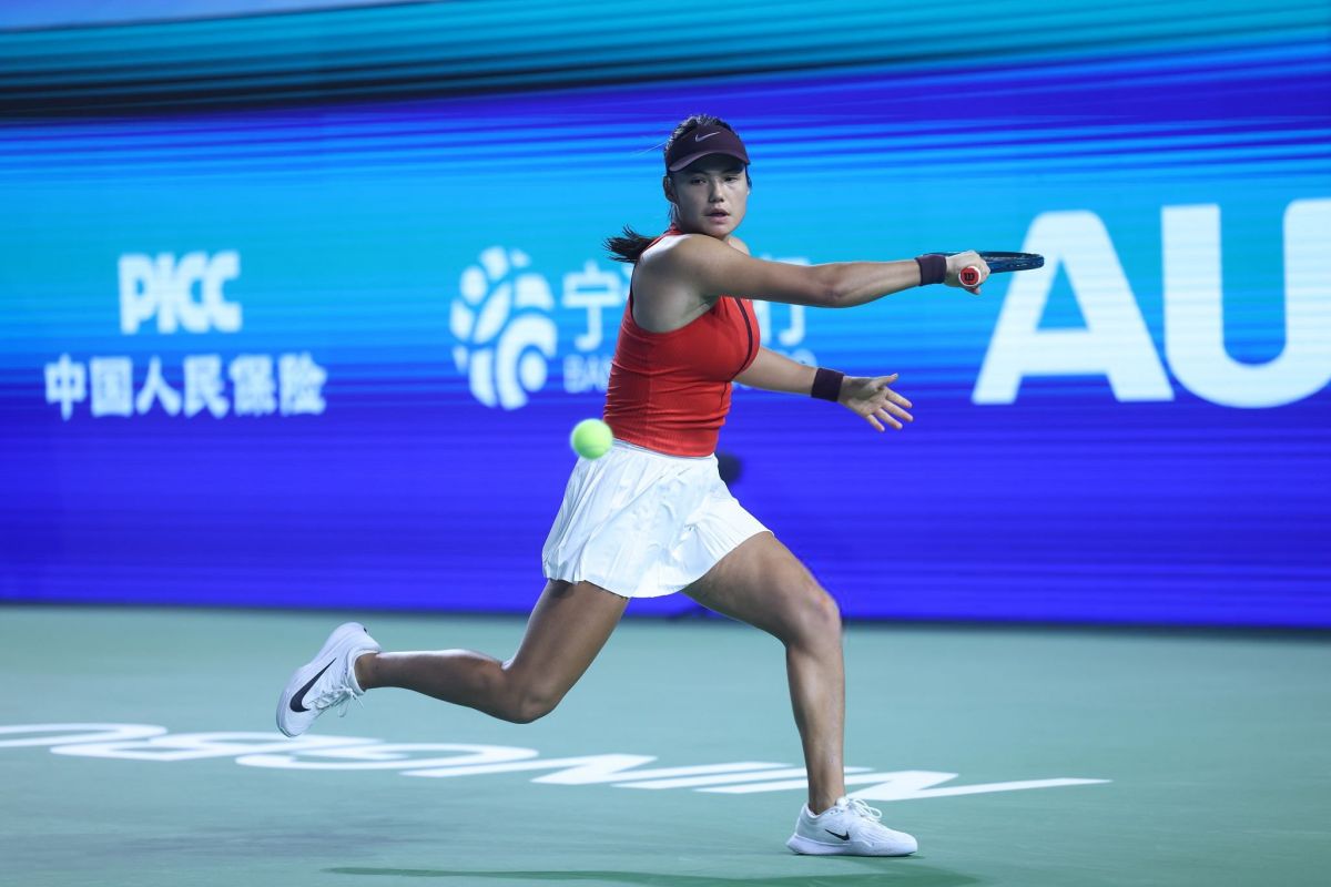 Emma Raducanu loses to Zhu Lin at Ningbo Open Ningbo