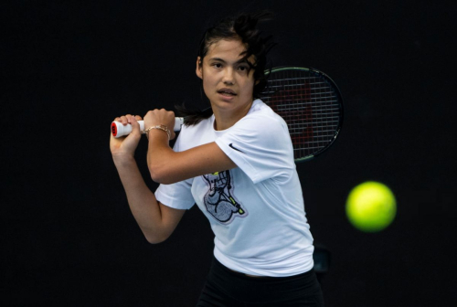Emma Raducanu practice ahead of Australian Open Melbourne 1