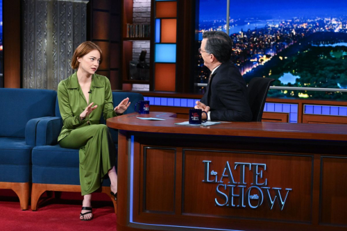 Emma Stone at Late Show With Stephen Colbert, October 2025 2