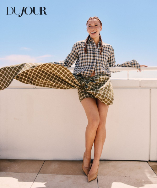 Erin Kellyman for DuJour Magazine Cannes Confidential Fall 2025