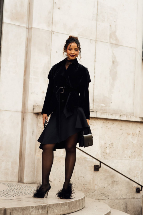 Flora Coquerel at Akri Womenswear Fashion Show Paris Fashion Week, October 2025